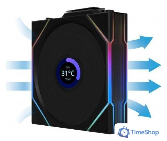 Комплект вентиляторов для корпуса с контроллером Lian Li Uni Fan TL 120 Wireless 12TLLCD1W3B G99.12TLLCD1W3B.R0 - Изображение №4 — Интернет-магазин Time-Shop