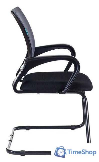 Офисный стул Бюрократ CH-695N-AV (серый/черный) - Изображение №3 — Интернет-магазин Time-Shop