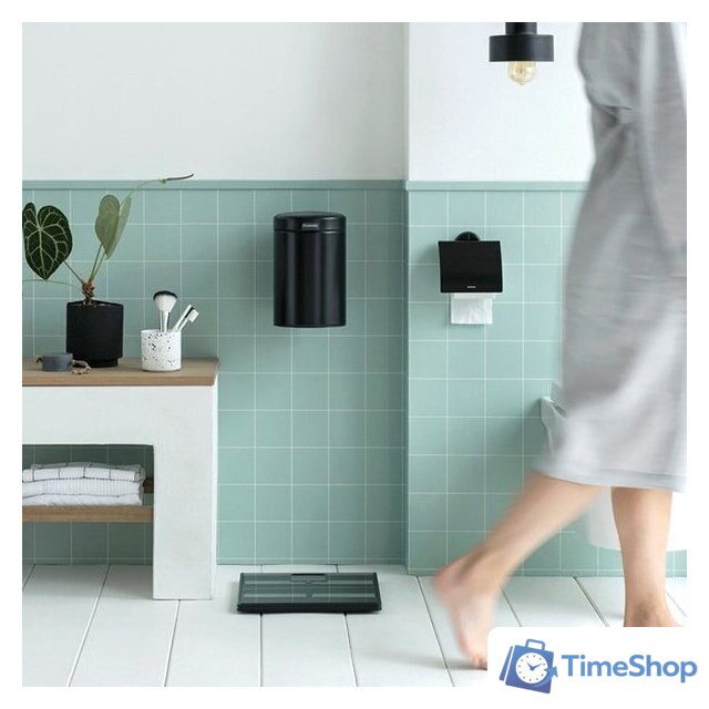 Держатель для туалетной бумаги Brabantia Profile 483400 (черный) - Изображение №3 — Интернет-магазин Time-Shop