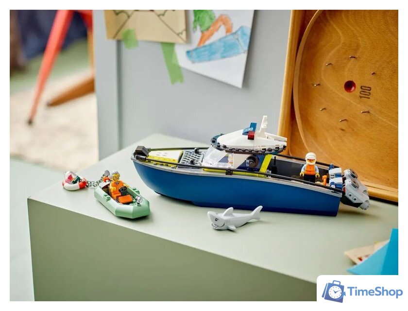 Конструктор LEGO City Полицейская погоня на лодке 60456 - Изображение №10 — Интернет-магазин Time-Shop