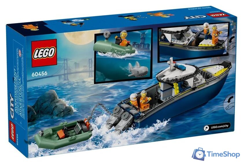 Конструктор LEGO City Полицейская погоня на лодке 60456 - Изображение №2 — Интернет-магазин Time-Shop