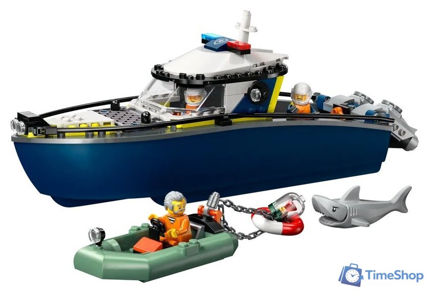 Конструктор LEGO City Полицейская погоня на лодке 60456 - Изображение №4 — Интернет-магазин Time-Shop