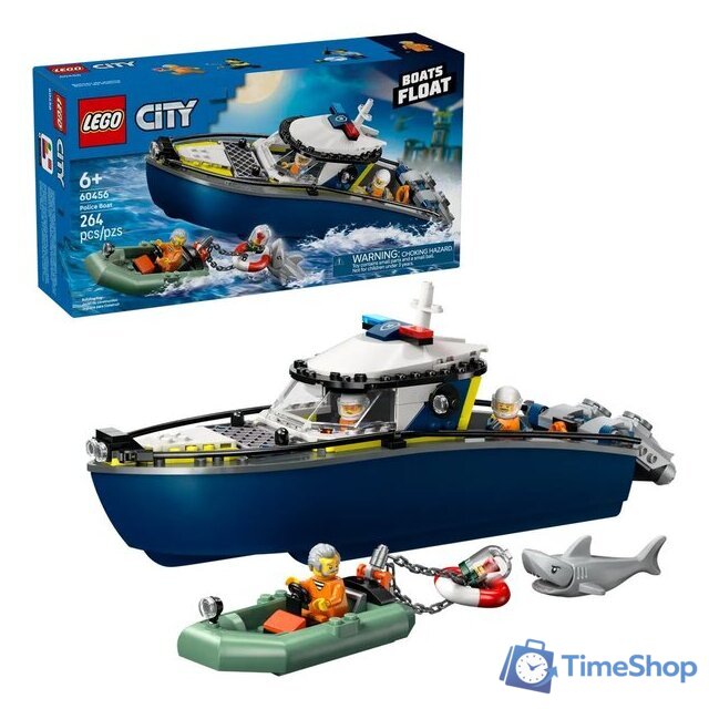 Конструктор LEGO City Полицейская погоня на лодке 60456 - Изображение №3 — Интернет-магазин Time-Shop