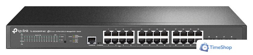 Управляемый коммутатор 2-го уровня TP-Link TL-SG3428XPP-M2 - Изображение №1 — Интернет-магазин Time-Shop