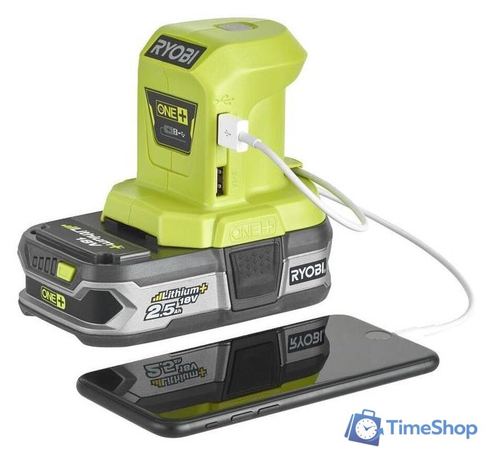 Адаптер Ryobi R18USB-0 5133004381 - Изображение №6 — Интернет-магазин Time-Shop