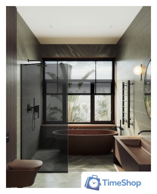 Душевая стенка MaybahGlass 195x79 MGD-698-6у (графитовое стекло/черный) - Изображение №6 — Интернет-магазин Time-Shop