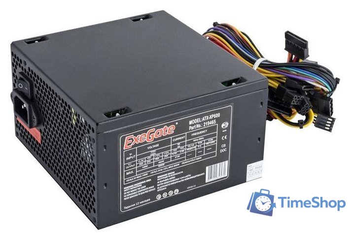 Блок питания ExeGate XP650 EX259603RUS-S - Изображение №1 — Интернет-магазин Time-Shop