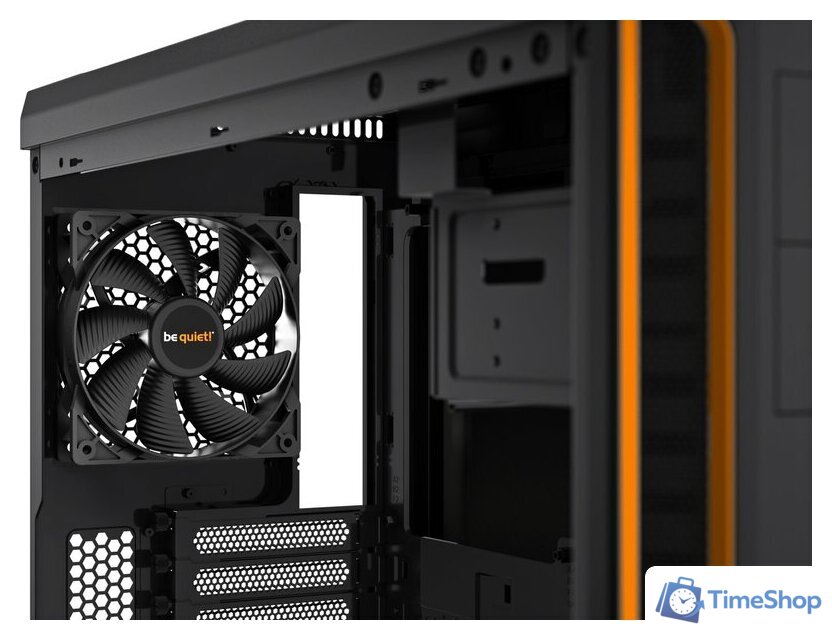 Корпус be quiet! Pure Base 600 с окном (черный/оранжевый) с окном - Изображение №4 — Интернет-магазин Time-Shop