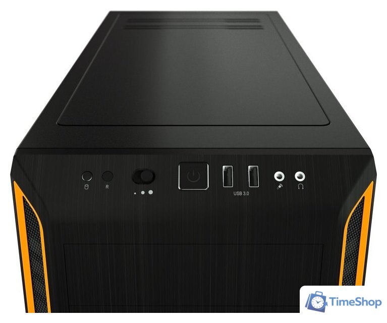 Корпус be quiet! Pure Base 600 с окном (черный/оранжевый) с окном - Изображение №2 — Интернет-магазин Time-Shop