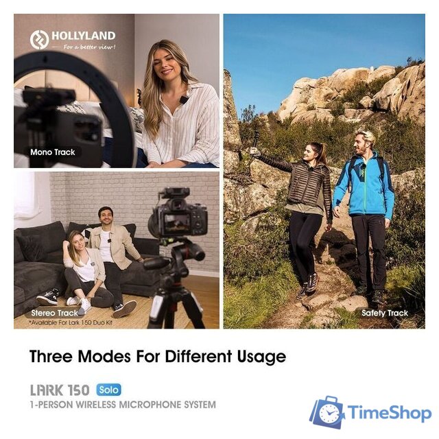 Радиосистема Hollyland LARK 150 Solo (черный) - Изображение №12 — Интернет-магазин Time-Shop