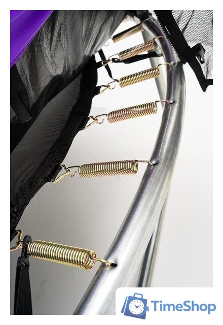 Батут Calviano Inside Master Purple 252 см - 8ft (внутренняя сетка, с лестницей) - Изображение №4 — Интернет-магазин Time-Shop