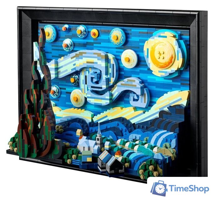 Конструктор LEGO Ideas 21333 Винсент Ван Гог - Звездная ночь - Изображение №2 — Интернет-магазин Time-Shop