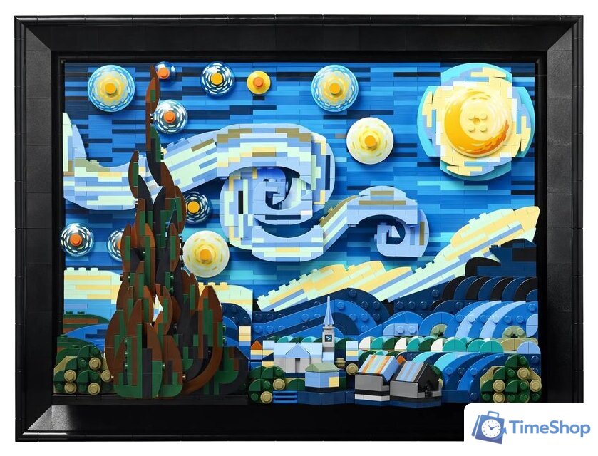 Конструктор LEGO Ideas 21333 Винсент Ван Гог - Звездная ночь - Изображение №5 — Интернет-магазин Time-Shop