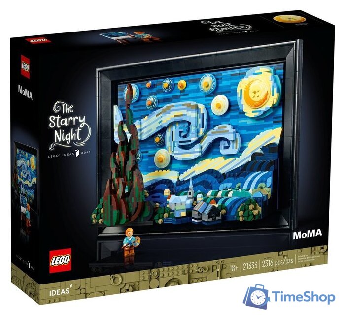 Конструктор LEGO Ideas 21333 Винсент Ван Гог - Звездная ночь - Изображение №1 — Интернет-магазин Time-Shop