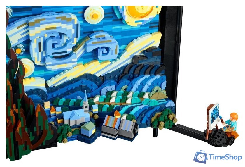 Конструктор LEGO Ideas 21333 Винсент Ван Гог - Звездная ночь - Изображение №4 — Интернет-магазин Time-Shop