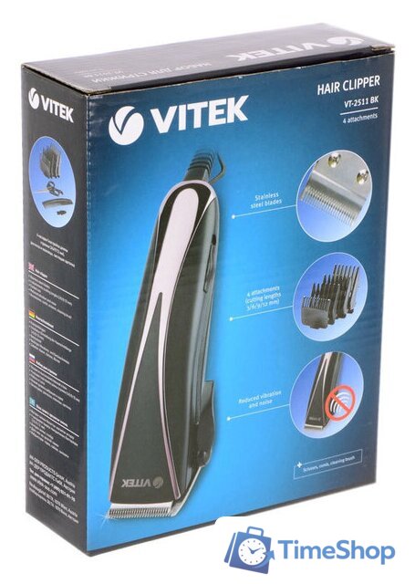 Машинка для стрижки волос Vitek VT-2511 BK - Изображение №3 — Интернет-магазин Time-Shop