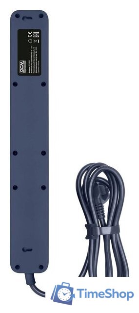 Стабилизатор Powercom SP-06W (5м, 6 розеток, белый/серый) - Изображение №6 — Интернет-магазин Time-Shop