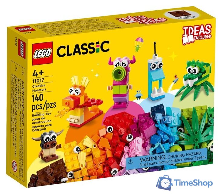 Набор деталей LEGO Classic 11017 Творческие монстры - Изображение №1 — Интернет-магазин Time-Shop