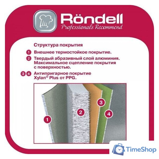 Набор сковород Rondell RDA-1835 - Изображение №11 — Интернет-магазин Time-Shop