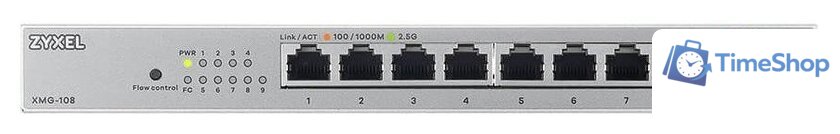 Неуправляемый коммутатор Zyxel XMG-108 - Изображение №1 — Интернет-магазин Time-Shop