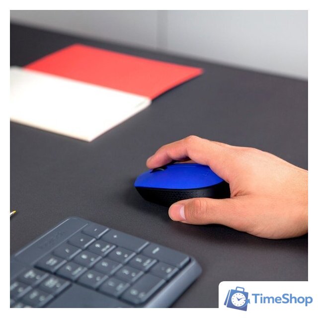 Мышь Logitech M171 (синий/черный) - Изображение №6 — Интернет-магазин Time-Shop