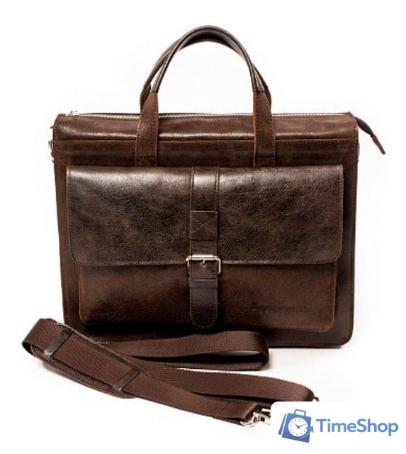 Мужская сумка Igermann 806 18С806КЭ3 (коричневый) - Изображение №2 — Интернет-магазин Time-Shop