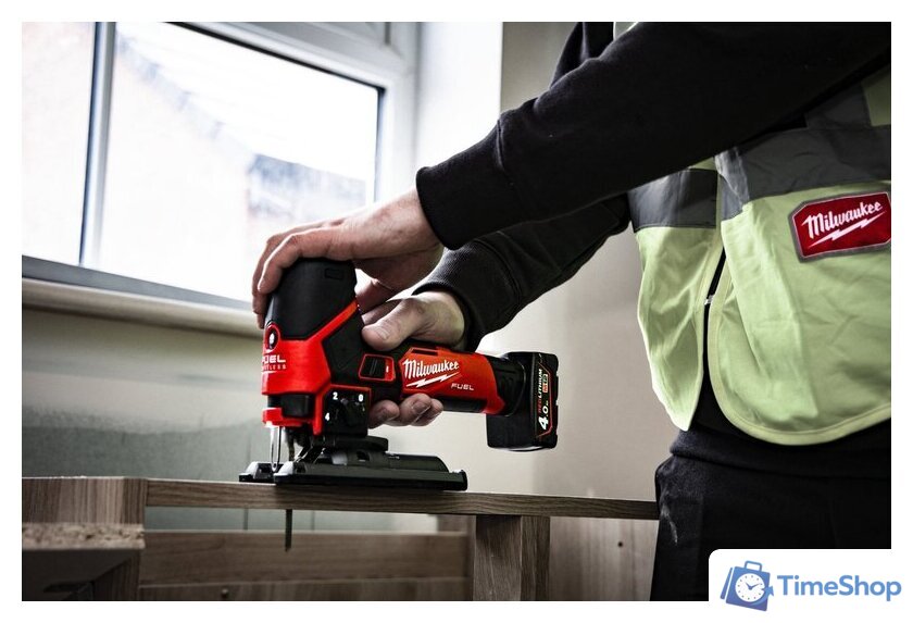 Электролобзик Milwaukee M12 FJS-0X Fuel 4933493347 (без АКБ, кейс) - Изображение №9 — Интернет-магазин Time-Shop