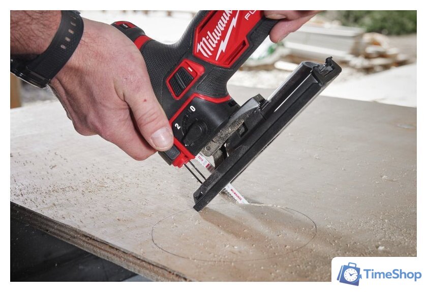 Электролобзик Milwaukee M12 FJS-0X Fuel 4933493347 (без АКБ, кейс) - Изображение №17 — Интернет-магазин Time-Shop