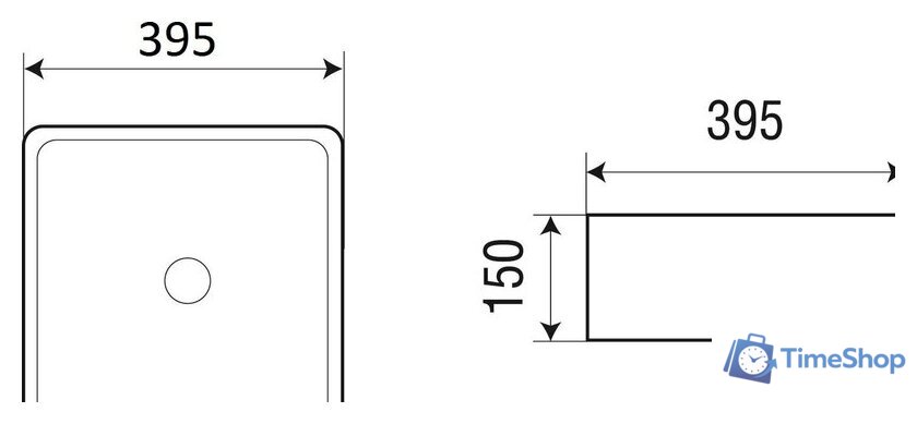 Умывальник WeltWasser Elbach 20755 - Изображение №2 — Интернет-магазин Time-Shop