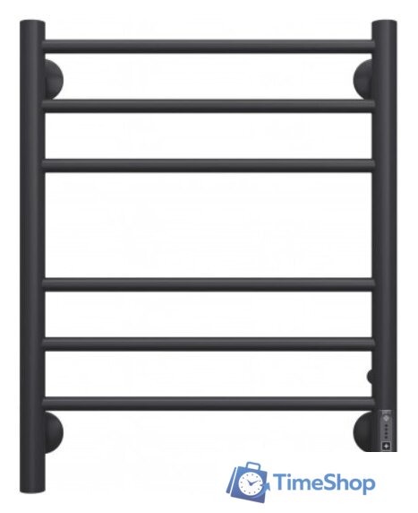 Полотенцесушитель TERMINUS Аврора электро КС П6 с диммером (450x600, черный) - Изображение №1 — Интернет-магазин Time-Shop