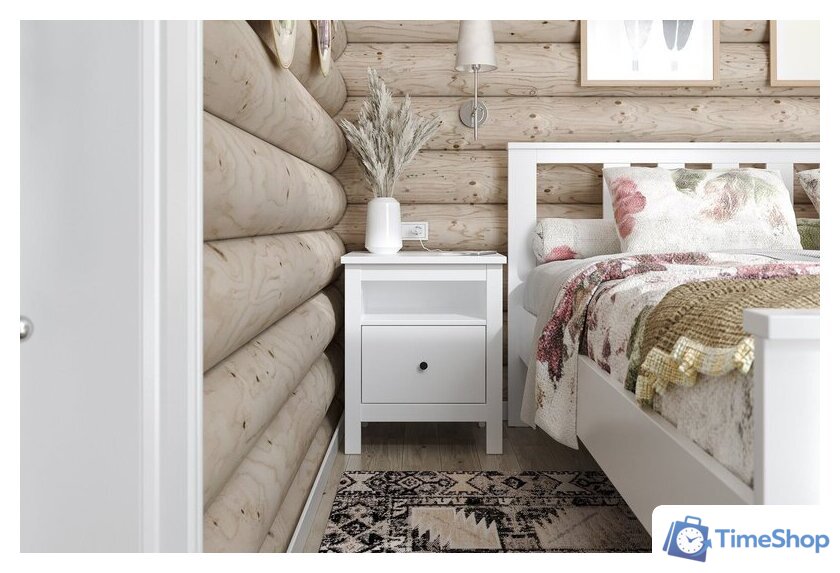 Кровать Mio Tesoro Сага 140x200 2.08.04.060.1 (белый) - Изображение №7 — Интернет-магазин Time-Shop