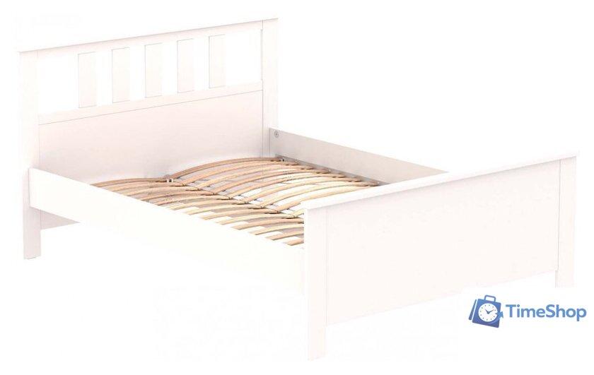 Кровать Mio Tesoro Сага 140x200 2.08.04.060.1 (белый) - Изображение №1 — Интернет-магазин Time-Shop