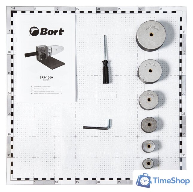 Аппарат для сварки труб Bort BRS-1000 - Изображение №9 — Интернет-магазин Time-Shop