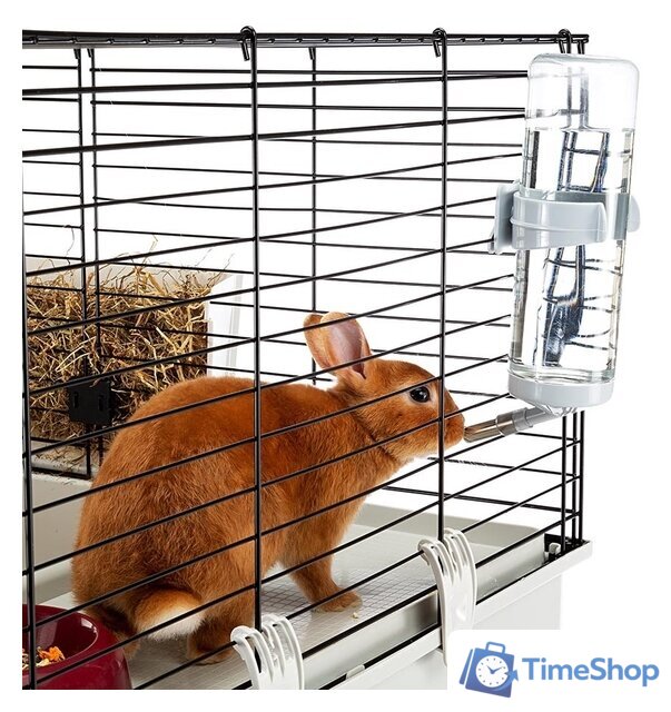 Клетка Ferplast Krolik 140 (красный) 57072470 - Изображение №4 — Интернет-магазин Time-Shop