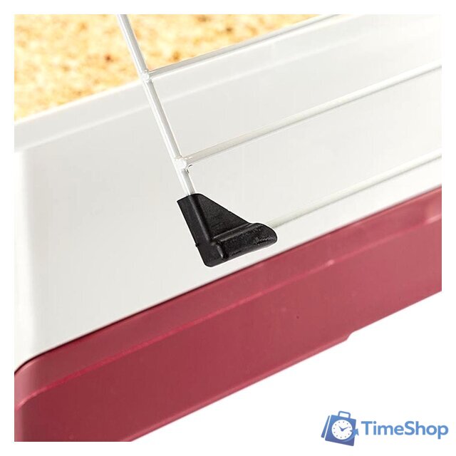 Клетка Ferplast Krolik 140 (красный) 57072470 - Изображение №10 — Интернет-магазин Time-Shop