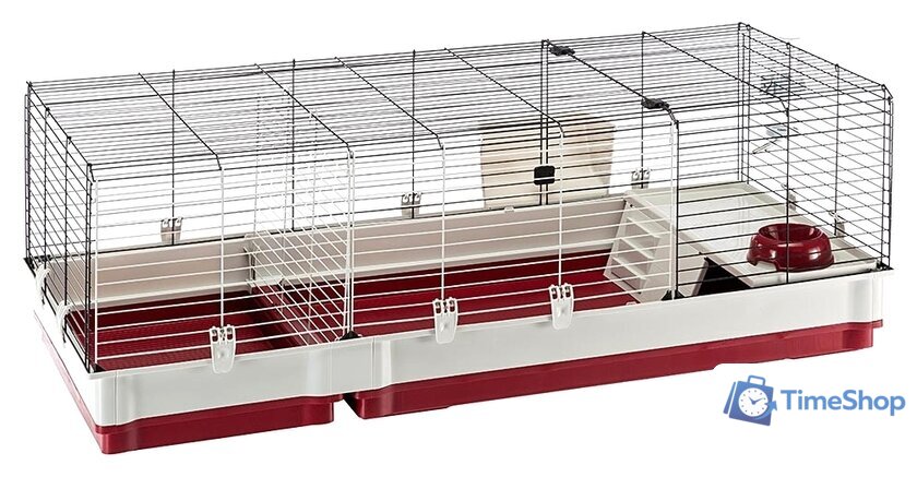 Клетка Ferplast Krolik 140 (красный) 57072470 - Изображение №1 — Интернет-магазин Time-Shop