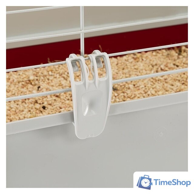 Клетка Ferplast Krolik 140 (красный) 57072470 - Изображение №7 — Интернет-магазин Time-Shop