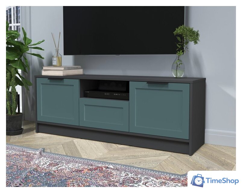 Тумба Интерлиния ТВ Концепт Тренд КТ-ТВ3-50 (антрацит/верде) - Изображение №3 — Интернет-магазин Time-Shop