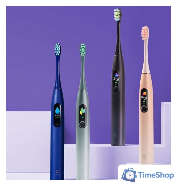 Электрическая зубная щетка Oclean X Pro (китайская версия, розовый) - Изображение №18 — Интернет-магазин Time-Shop