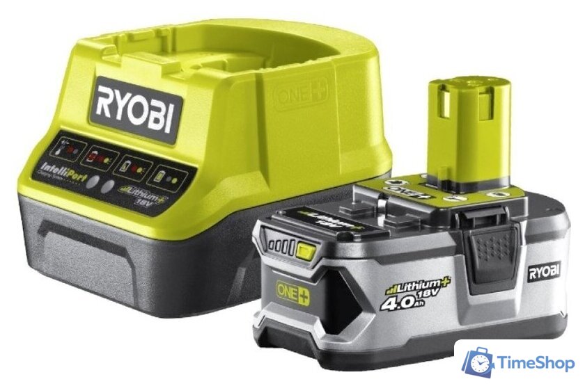 Аккумулятор с зарядным устройством Ryobi RC18120-140 ONE+ 5133003360 (18В/4.0 Ah + 18В) - Изображение №1 — Интернет-магазин Time-Shop