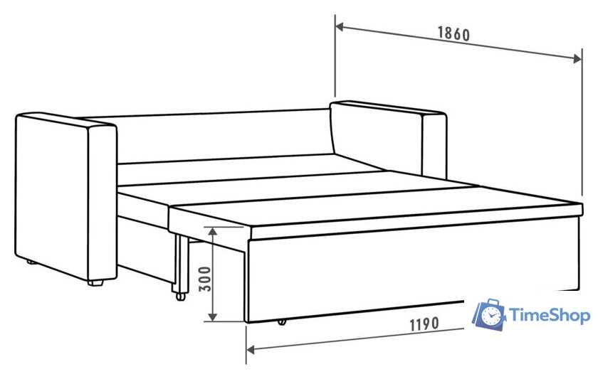 Диван Mio Tesoro Тунне SB2 (Ripple 995 Silver) - Изображение №8 — Интернет-магазин Time-Shop