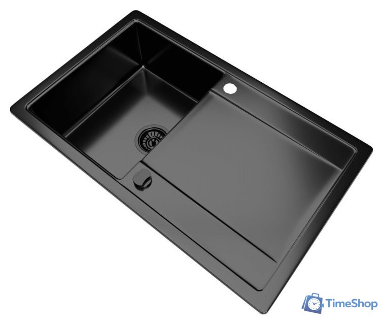 Кухонная мойка Kernau KGS Z 4575 1B1D Deep Black - Изображение №3 — Интернет-магазин Time-Shop