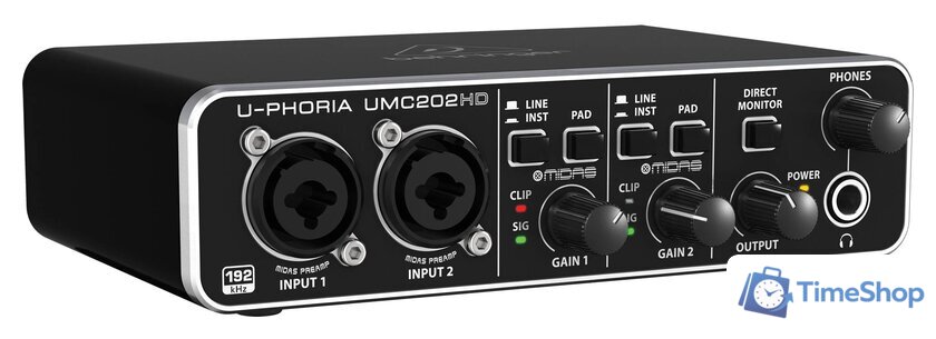 Аудиоинтерфейс Behringer U-Phoria UMC202HD - Изображение №1 — Интернет-магазин Time-Shop