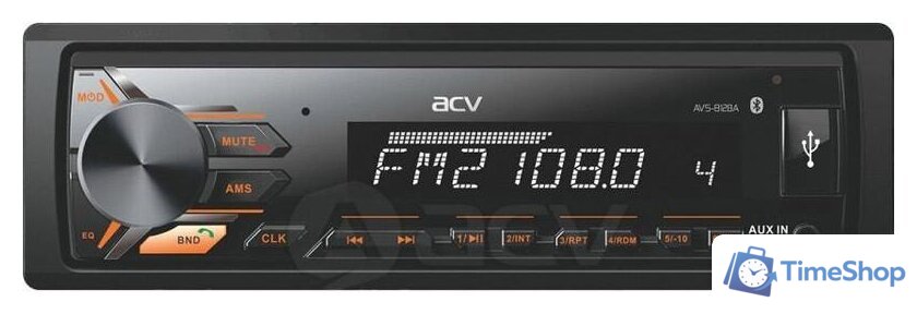 USB-магнитола ACV AVS-812BA - Изображение №1 — Интернет-магазин Time-Shop