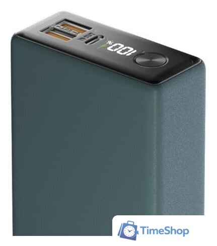 Внешний аккумулятор Olmio QX-20 20000mAh (темно-зеленый) - Изображение №5 — Интернет-магазин Time-Shop
