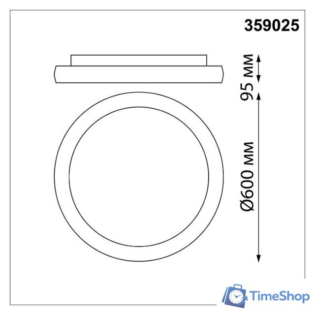 Припотолочная люстра Novotech Over 359025 - Изображение №3 — Интернет-магазин Time-Shop