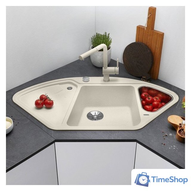 Кухонная мойка Blanco Delta II 527055 (мягкий белый) - Изображение №1 — Интернет-магазин Time-Shop