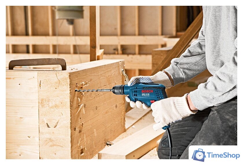 Безударная дрель Bosch GBM 10 RE [0601473600] - Изображение №4 — Интернет-магазин Time-Shop