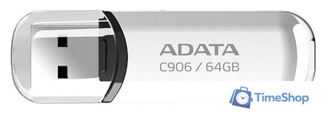 USB Flash ADATA C906 64GB (белый) - Изображение №1 — Интернет-магазин Time-Shop