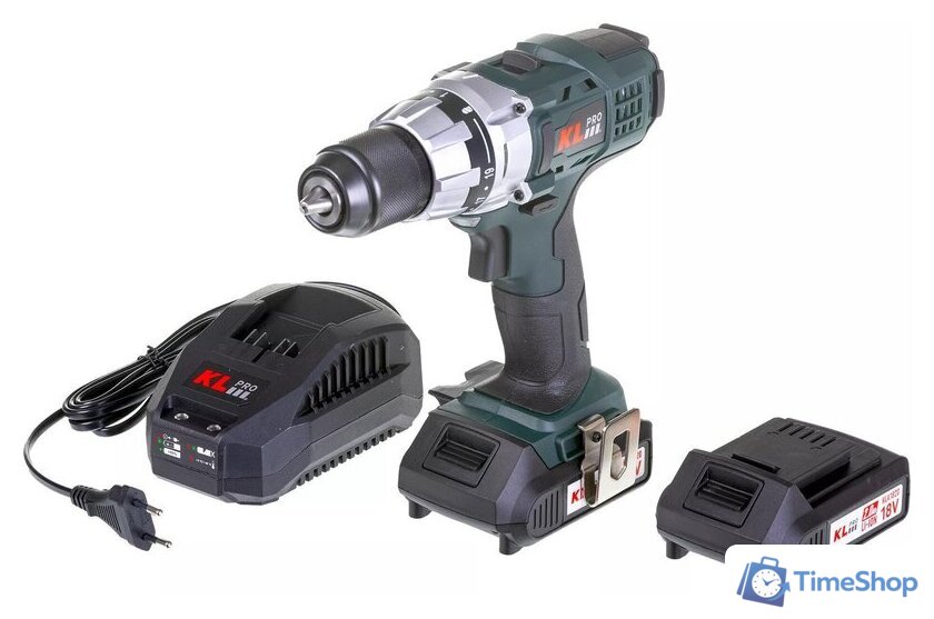 Дрель-шуруповерт KLPRO KLNM18-20 (с 2-мя АКБ, кейс) - Изображение №10 — Интернет-магазин Time-Shop